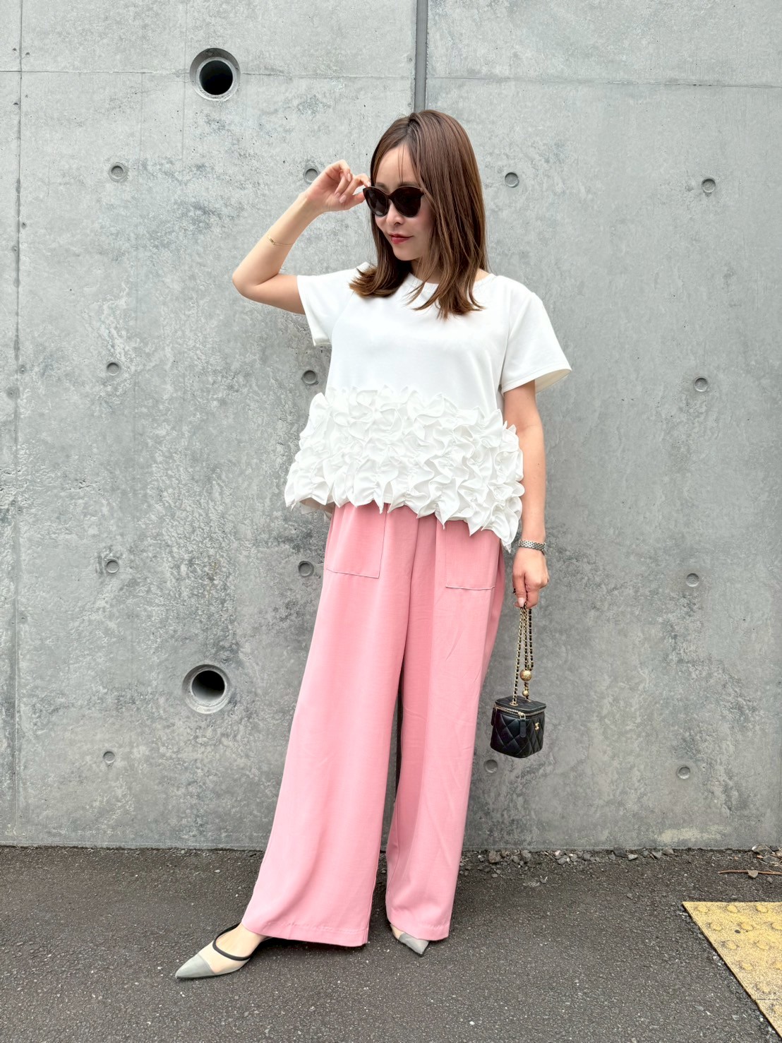 【さらっとエアリーワイドパンツ(kk2505-1-0572)】