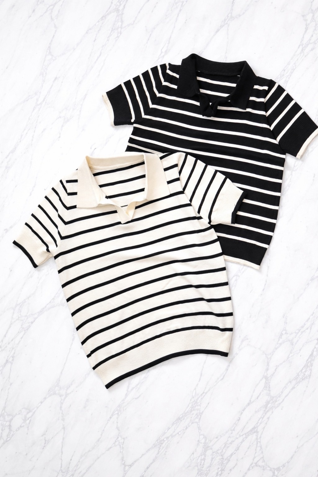 poloボーダーニット(kk2604-8)