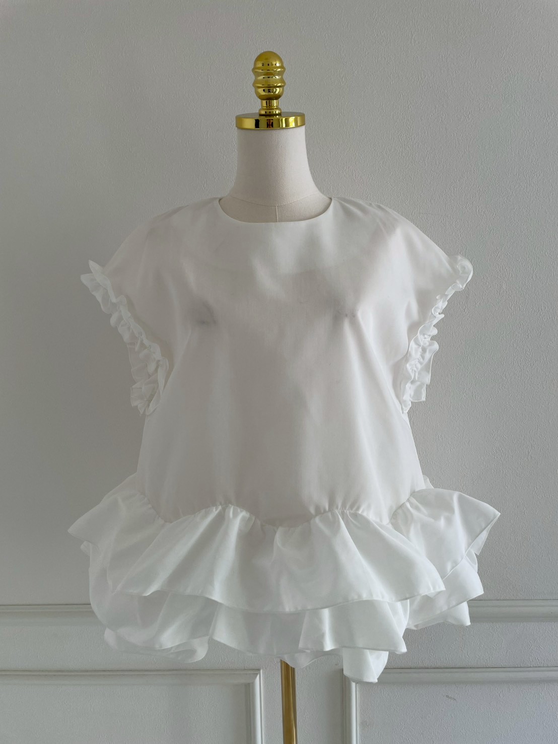 裾フリルtops(aj066) ☆ノベルティ対象商品☆