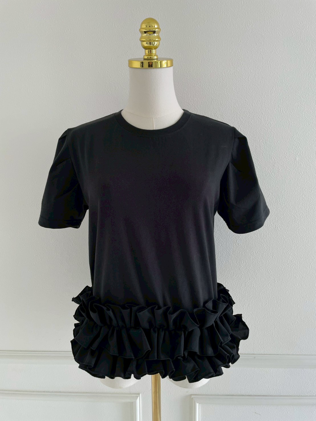 裾ダブルフリルTシャツ(sd80012)