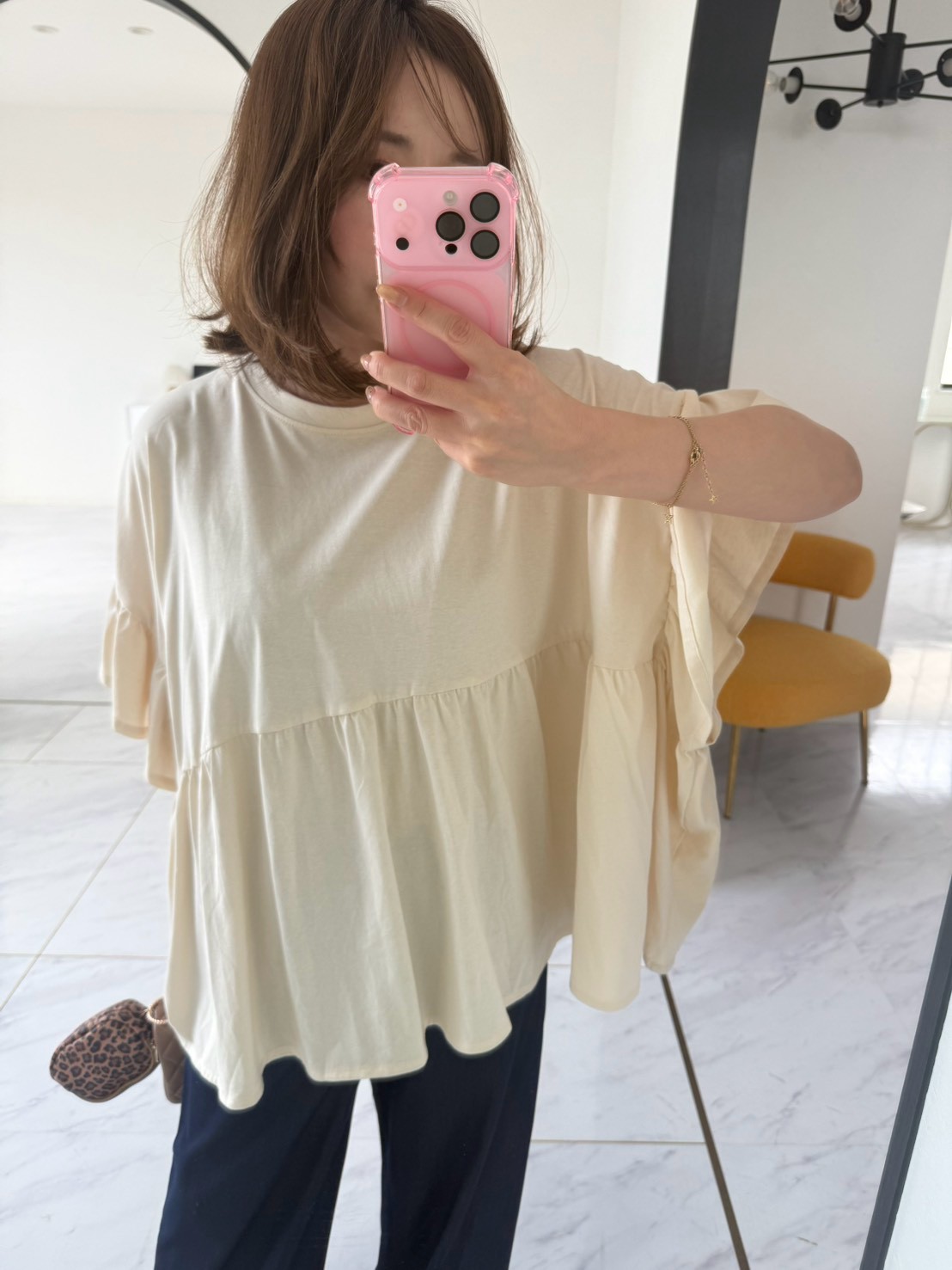 ＼3日間限定PRICE!!今だけ1,980円!!／8/3まで!!【オーバーシルエット フリルTee (sd21062)】 ☆ノベルティ対象商品☆