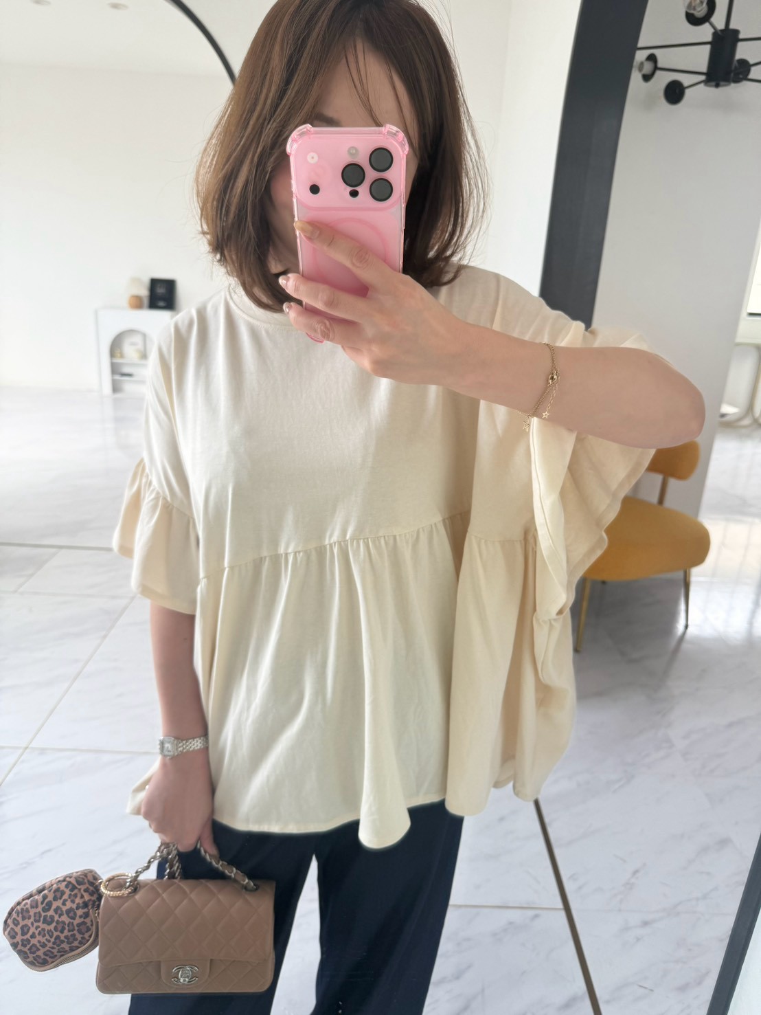 ＼3日間限定PRICE!!今だけ1,980円!!／8/3まで!!【オーバーシルエット フリルTee (sd21062)】 ☆ノベルティ対象商品☆