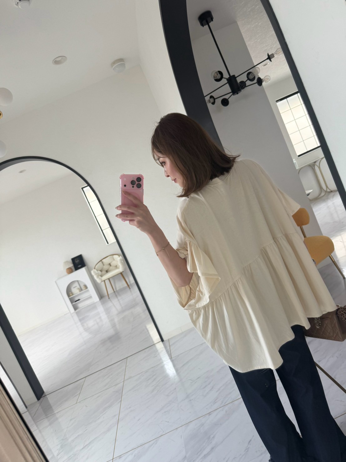 ＼3日間限定PRICE!!今だけ1,980円!!／8/3まで!!【オーバーシルエット フリルTee (sd21062)】 ☆ノベルティ対象商品☆