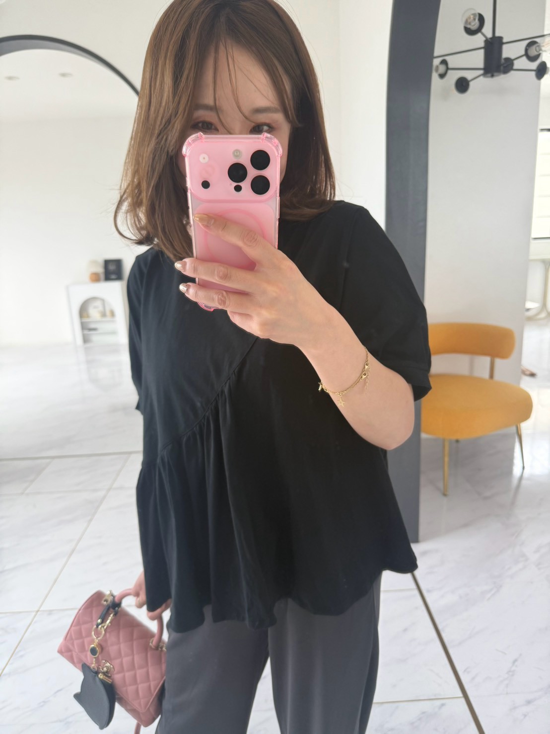 ＼3日間限定PRICE!!今だけ1,980円!!／アシンメカット ペプラムTee(sd91062) ☆ノベルティ対象商品☆