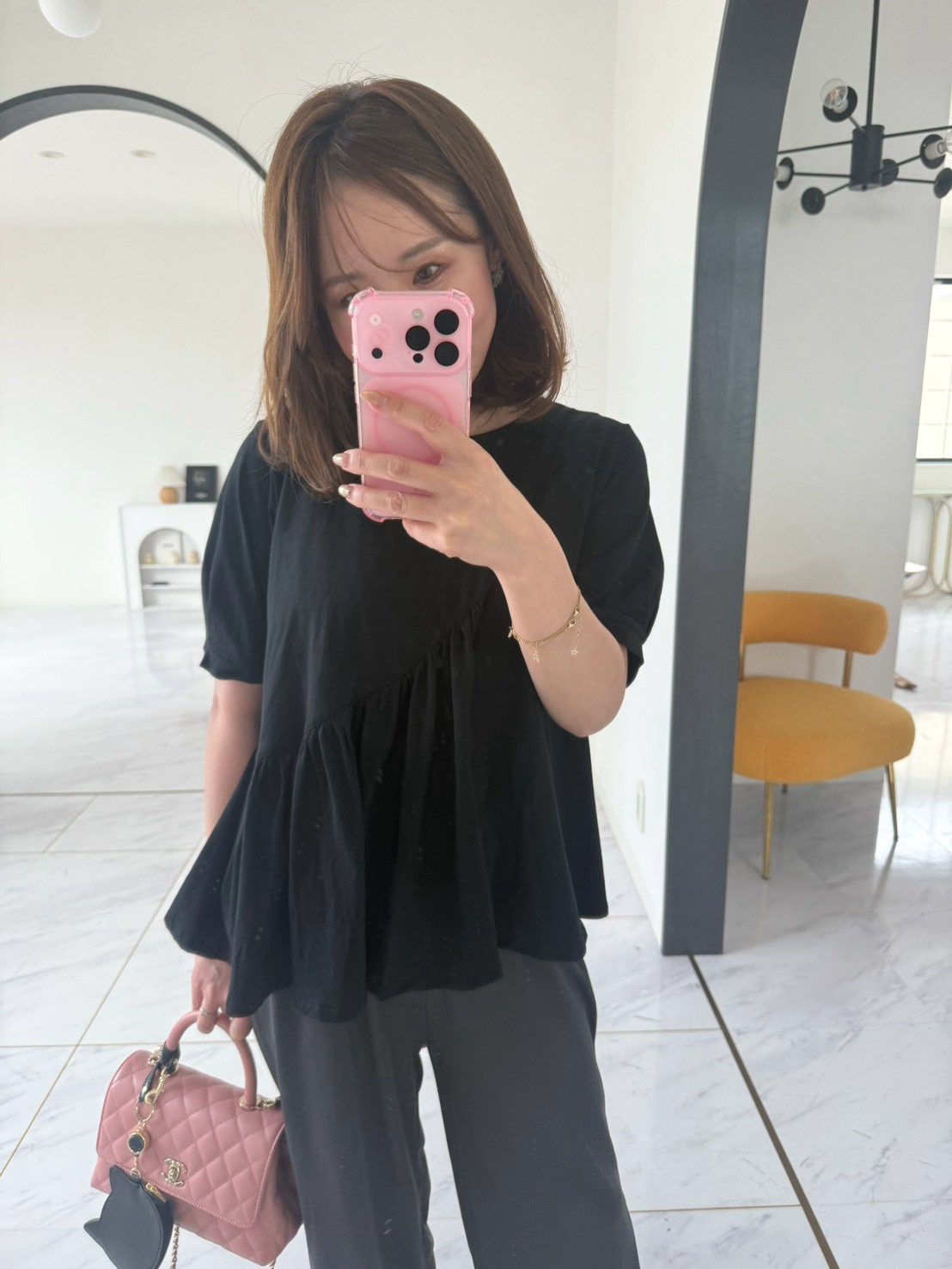 ＼3日間限定PRICE!!今だけ1,980円!!／アシンメカット ペプラムTee(sd91062) ☆ノベルティ対象商品☆