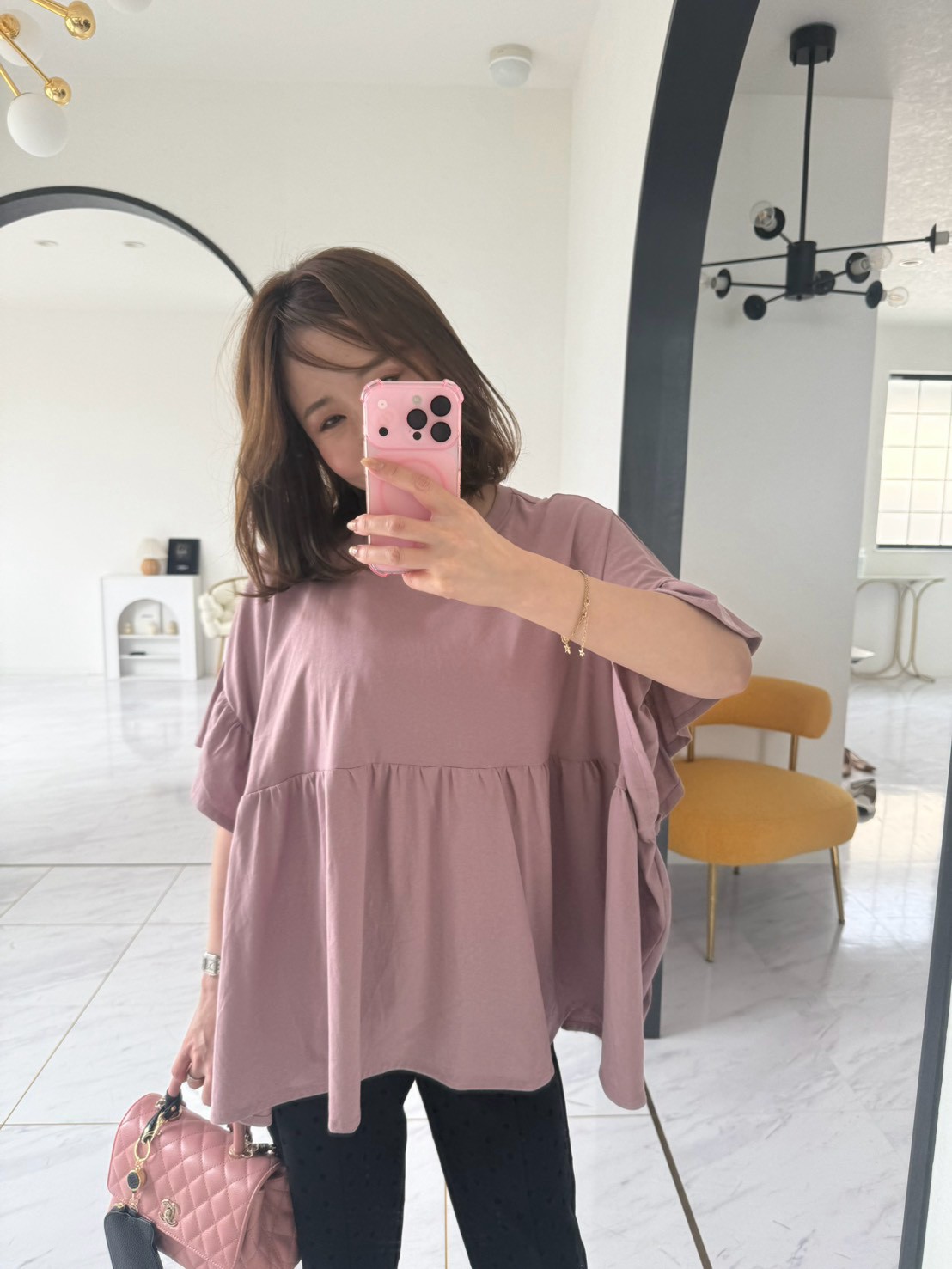 ＼3日間限定PRICE!!今だけ1,980円!!／8/3まで!!【ビッグシルエット フリルTee (sd21062)】 ☆ノベルティ対象商品☆