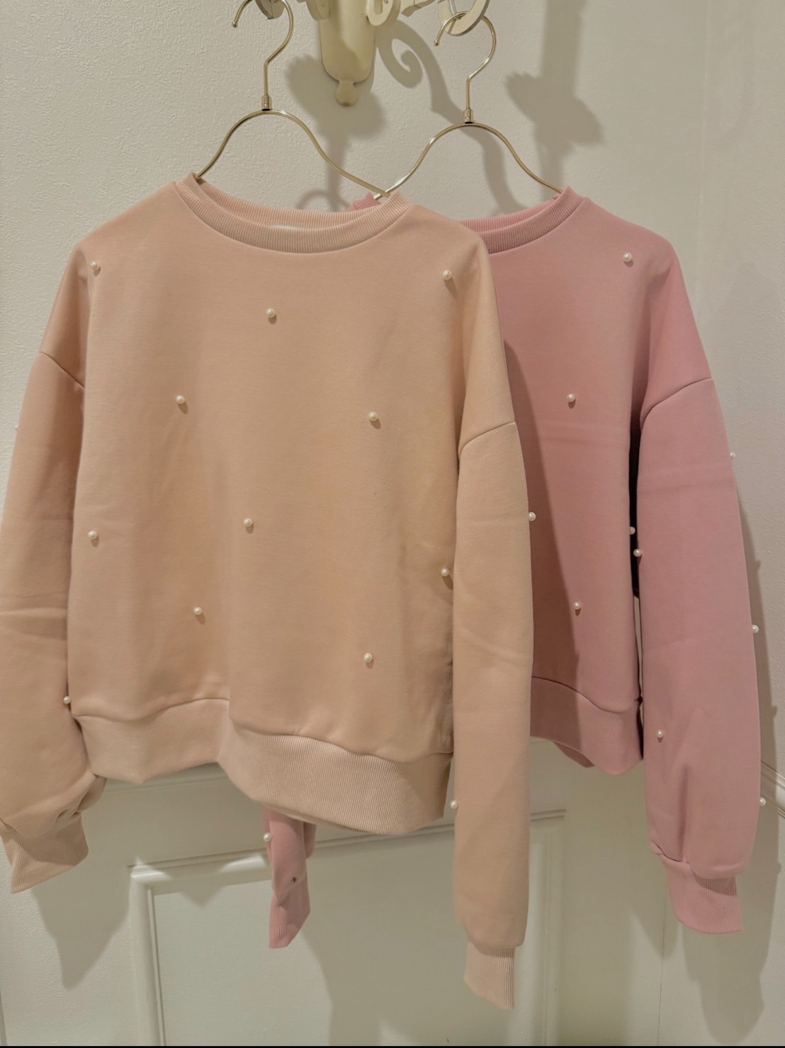 ＼期間限定今だけ5,990円→4,999円 !!／ PINK PINK パールスウェット(ma30-2511)