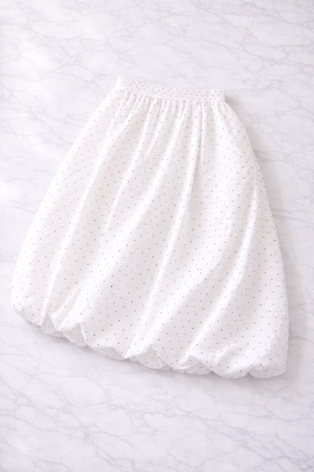 DOT裾バルーンエアリースカート(kk2604-2)