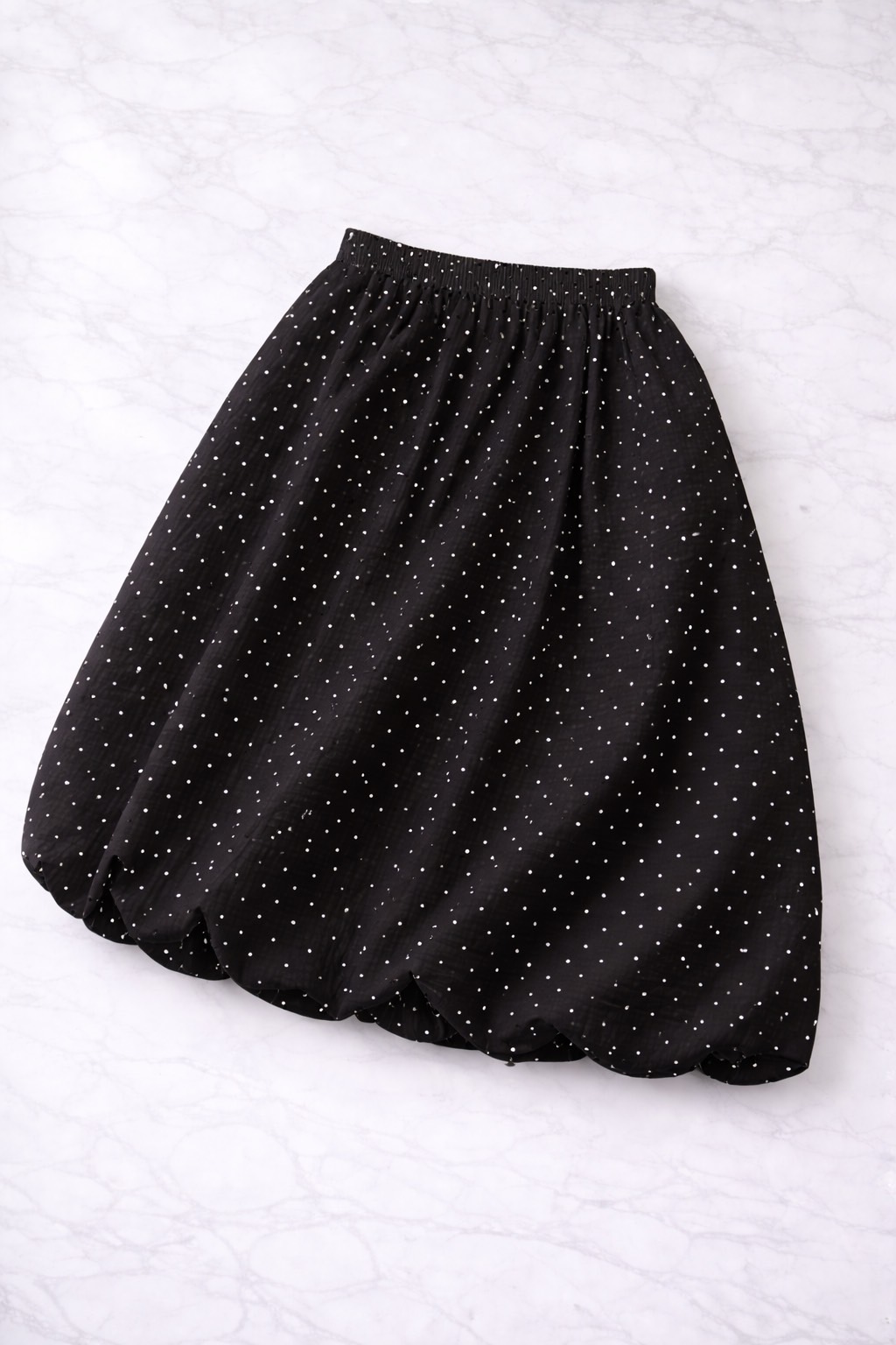 DOT裾バルーンエアリースカート(kk2604-2)