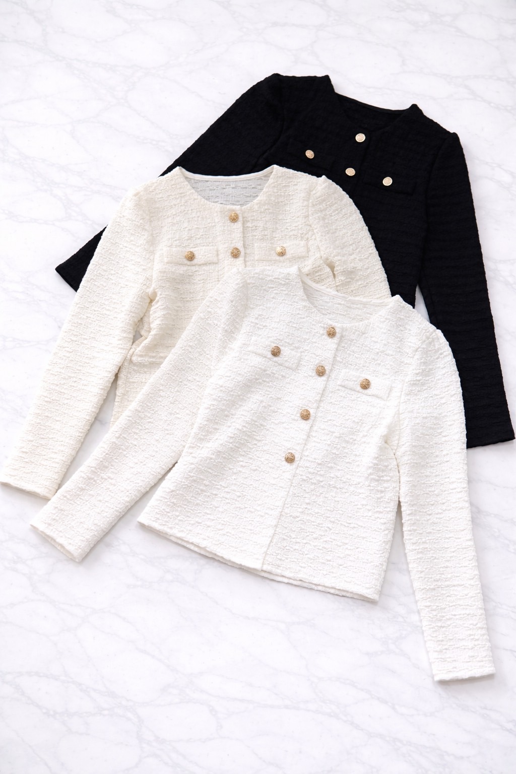 chicジャケット風カーデ(kk2604-9)