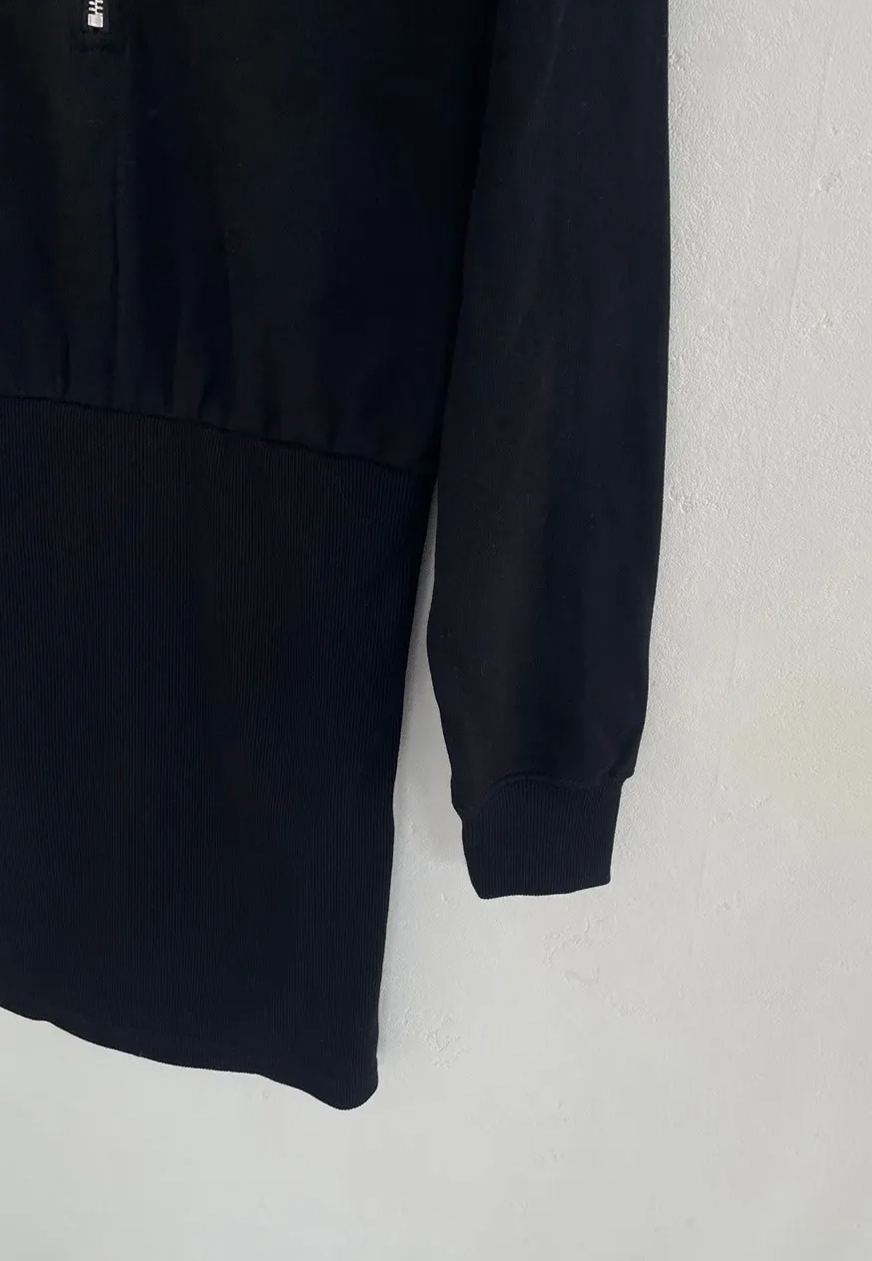 【裏毛ZIPUPワンピース(100184)(sd0067)】メール便OK