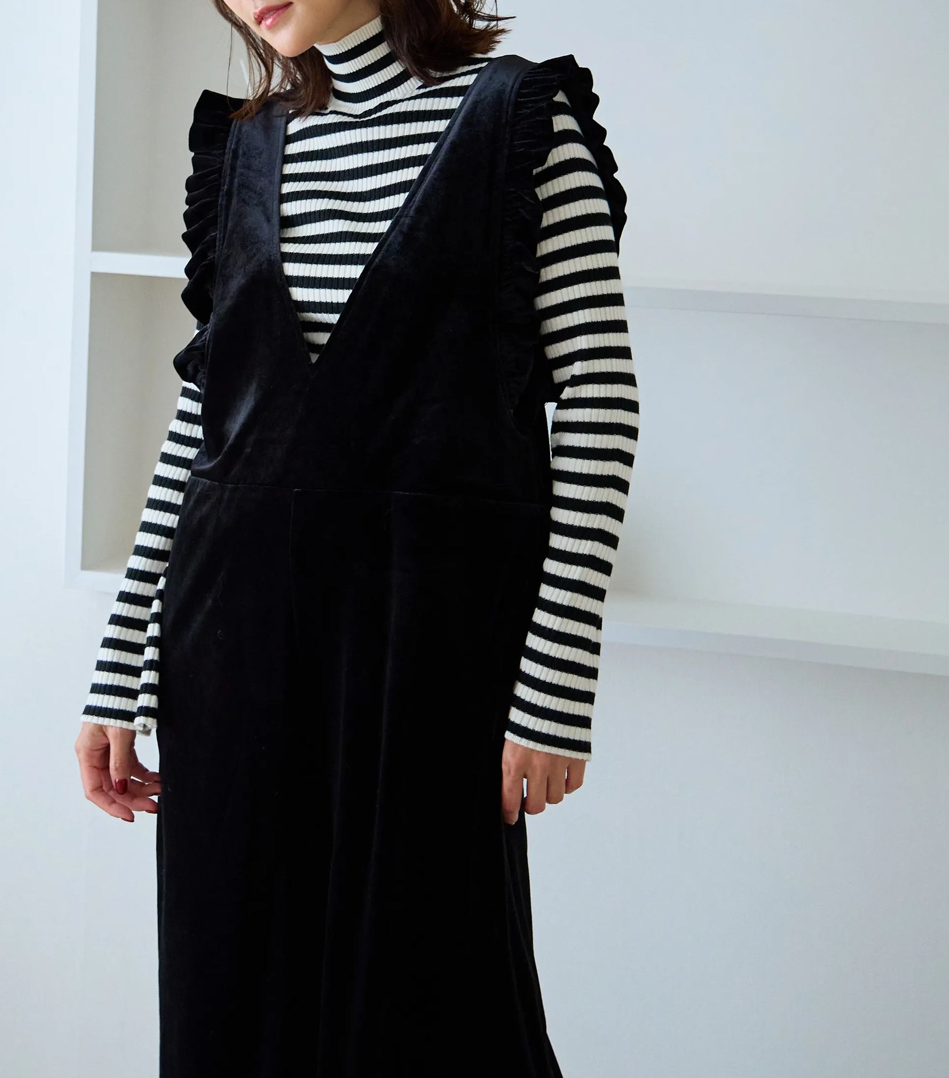 【ベロアロンパース(kbm562)】メール便OK