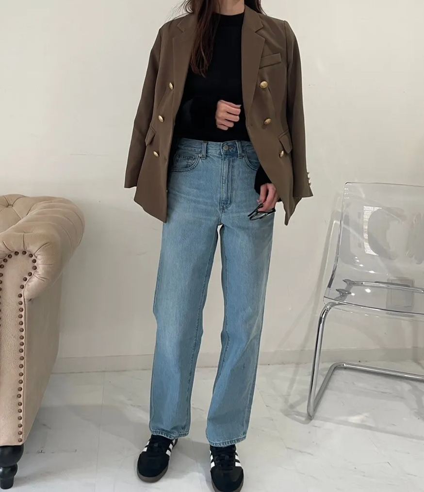 【金ボタンダブルジャケット(7-4759)(sd0079)】メール便OK