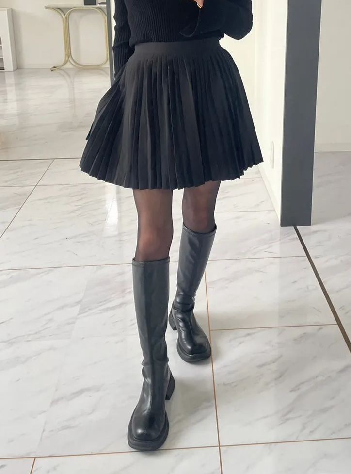 【エステルプリーツミニスカート(78198)(sd0073)】メール便OK