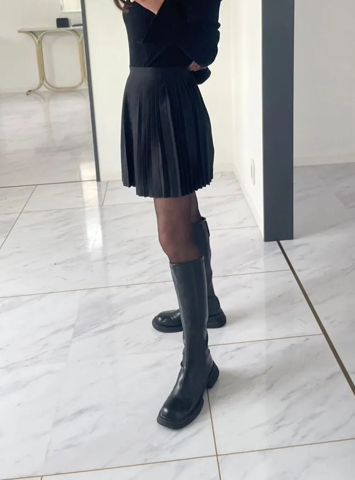 【エステルプリーツミニスカート(78198)(sd0073)】メール便OK