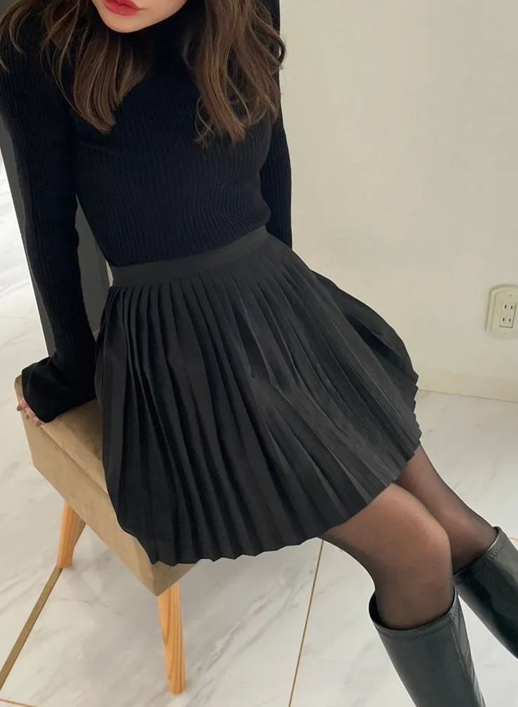 【エステルプリーツミニスカート(78198)(sd0073)】メール便OK