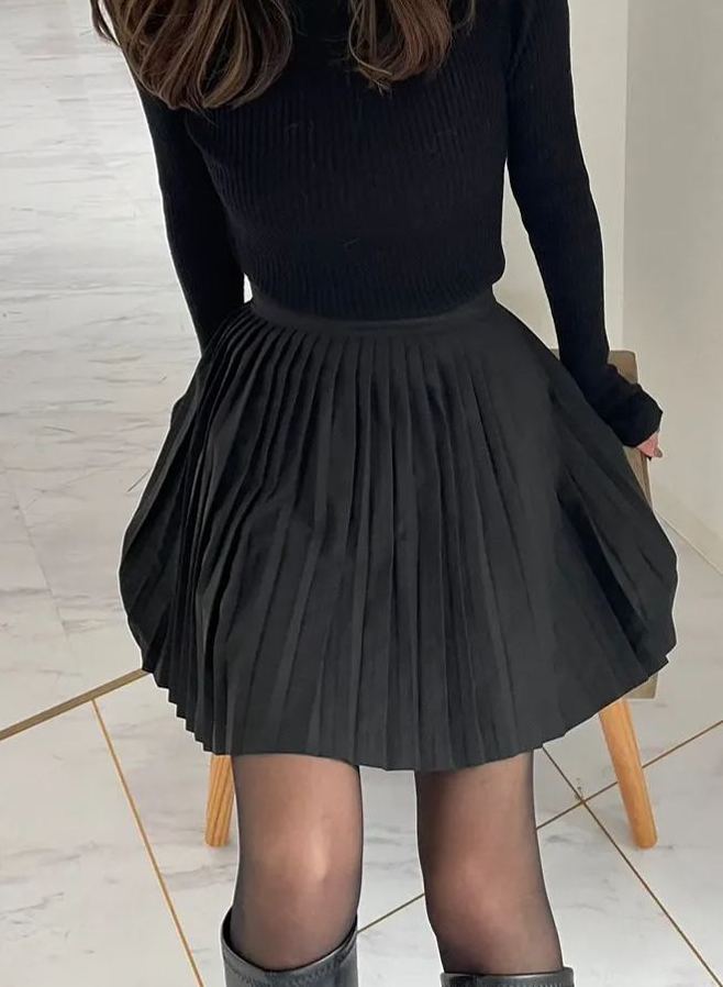 【エステルプリーツミニスカート(78198)(sd0073)】メール便OK