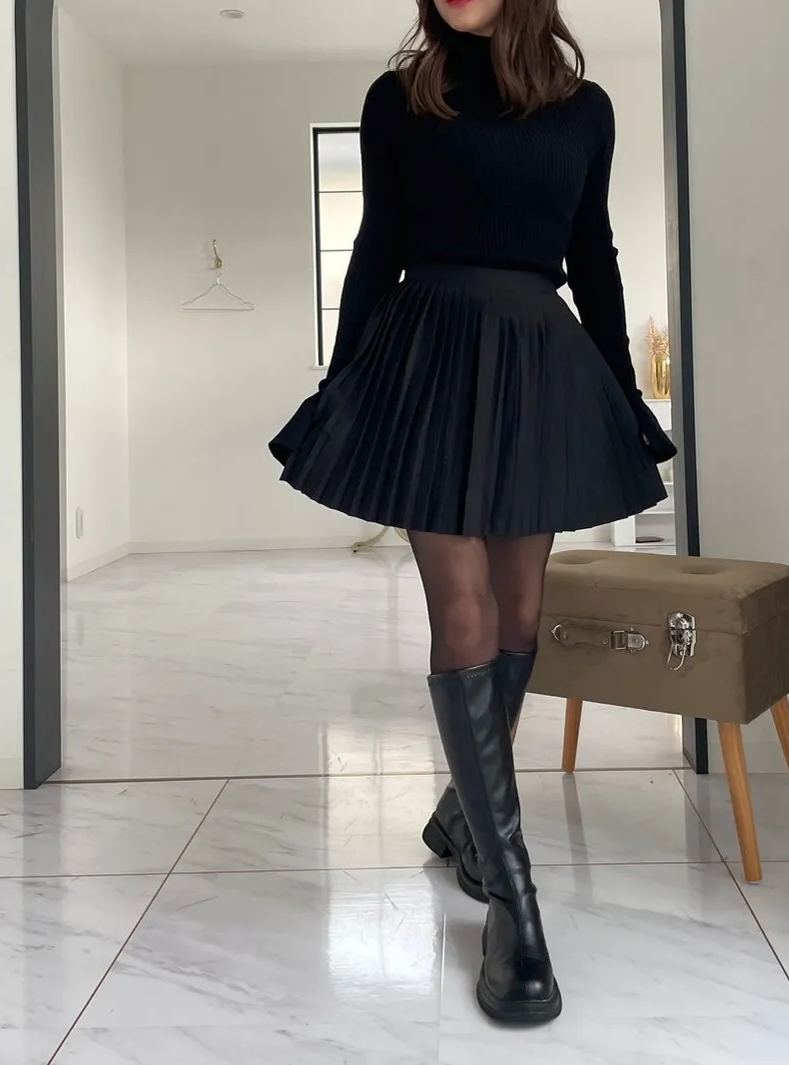 【エステルプリーツミニスカート(78198)(sd0073)】メール便OK