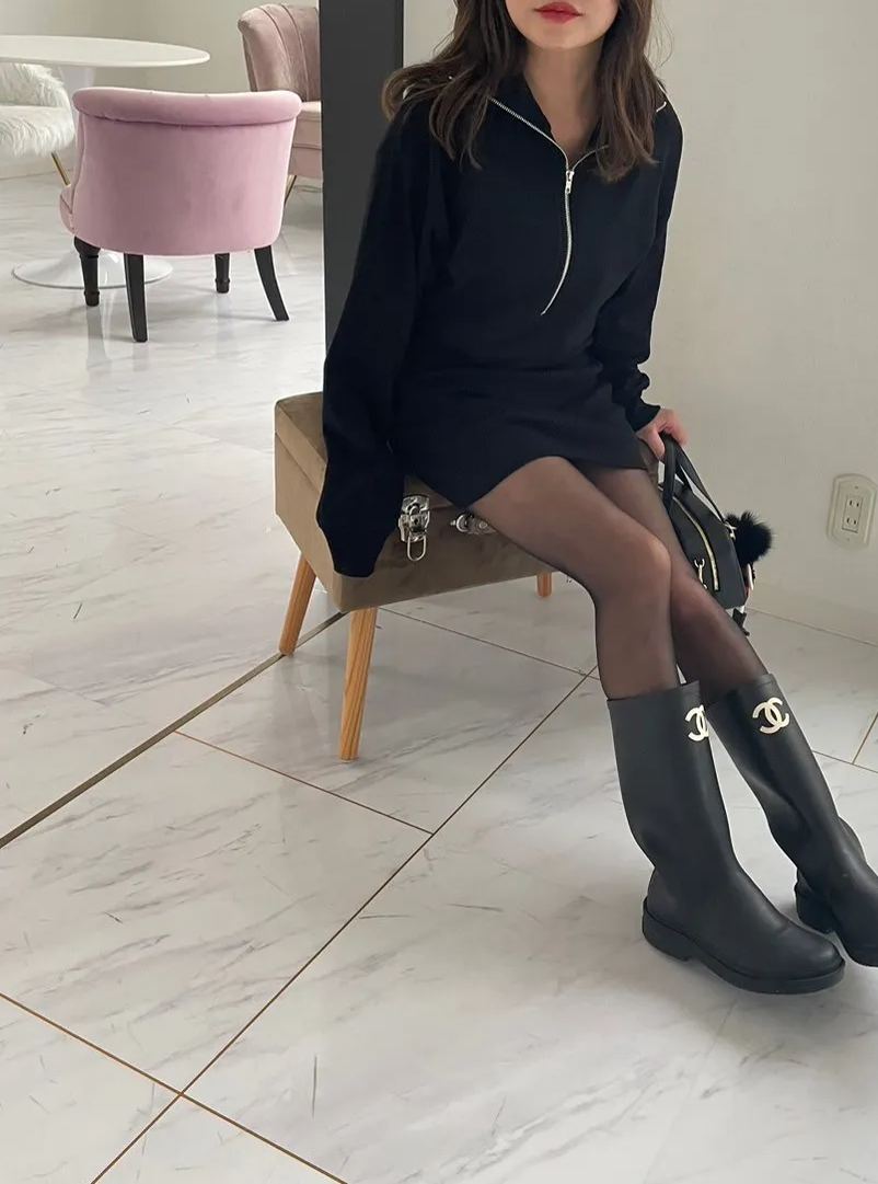 【ミニ裏毛ZIPUP2wayワンピース(100184)(sd0067)】メール便OK