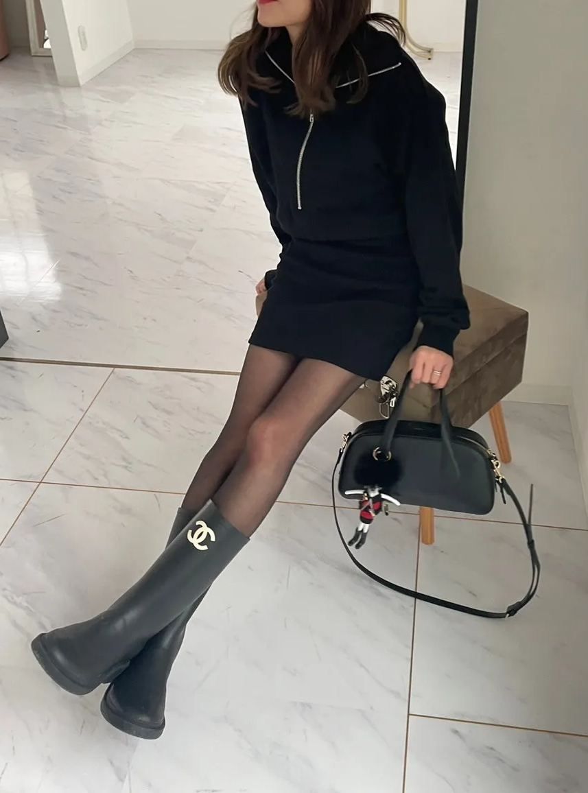 【ミニ裏毛ZIPUP2wayワンピース(100184)(sd0067)】メール便OK