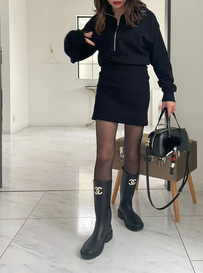 【ミニ裏毛ZIPUP2wayワンピース(100184)(sd0067)】メール便OK