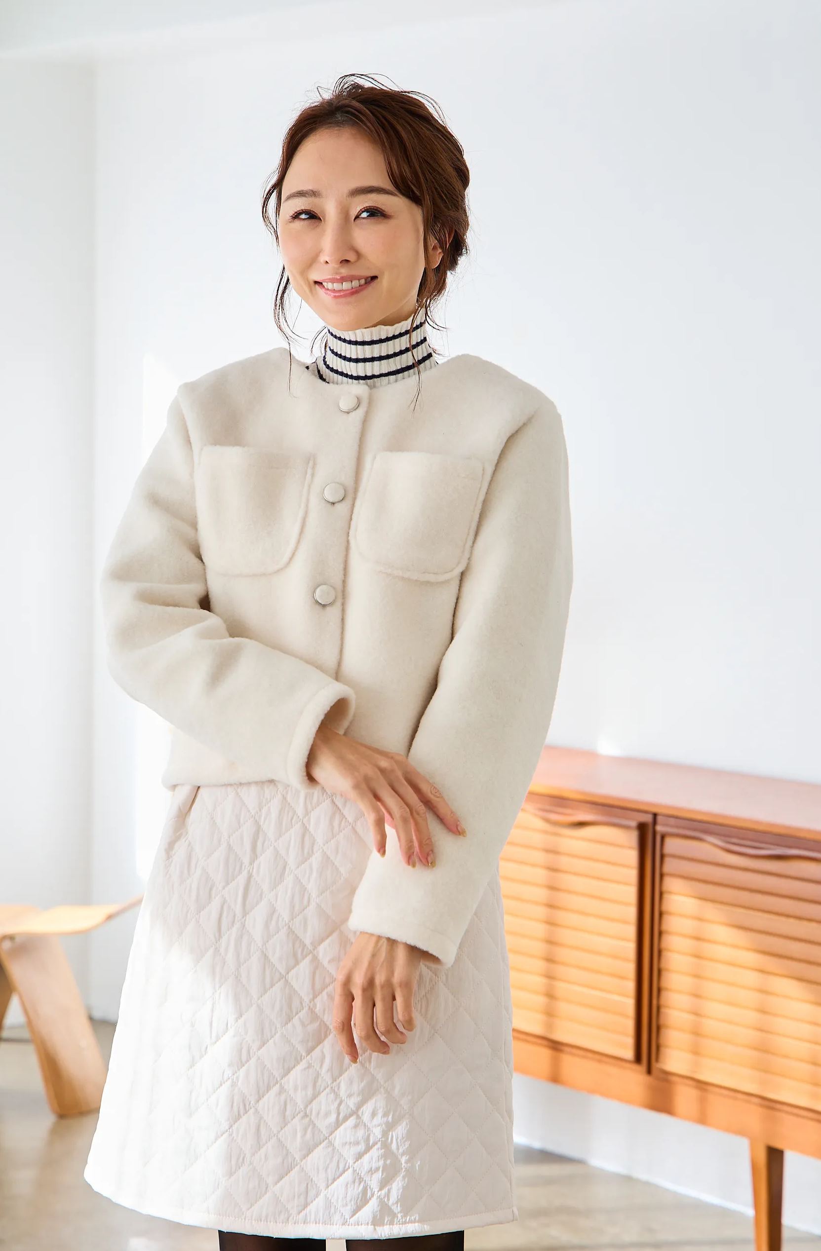 【ふわもこジャケットトップス(kk0001)】TH