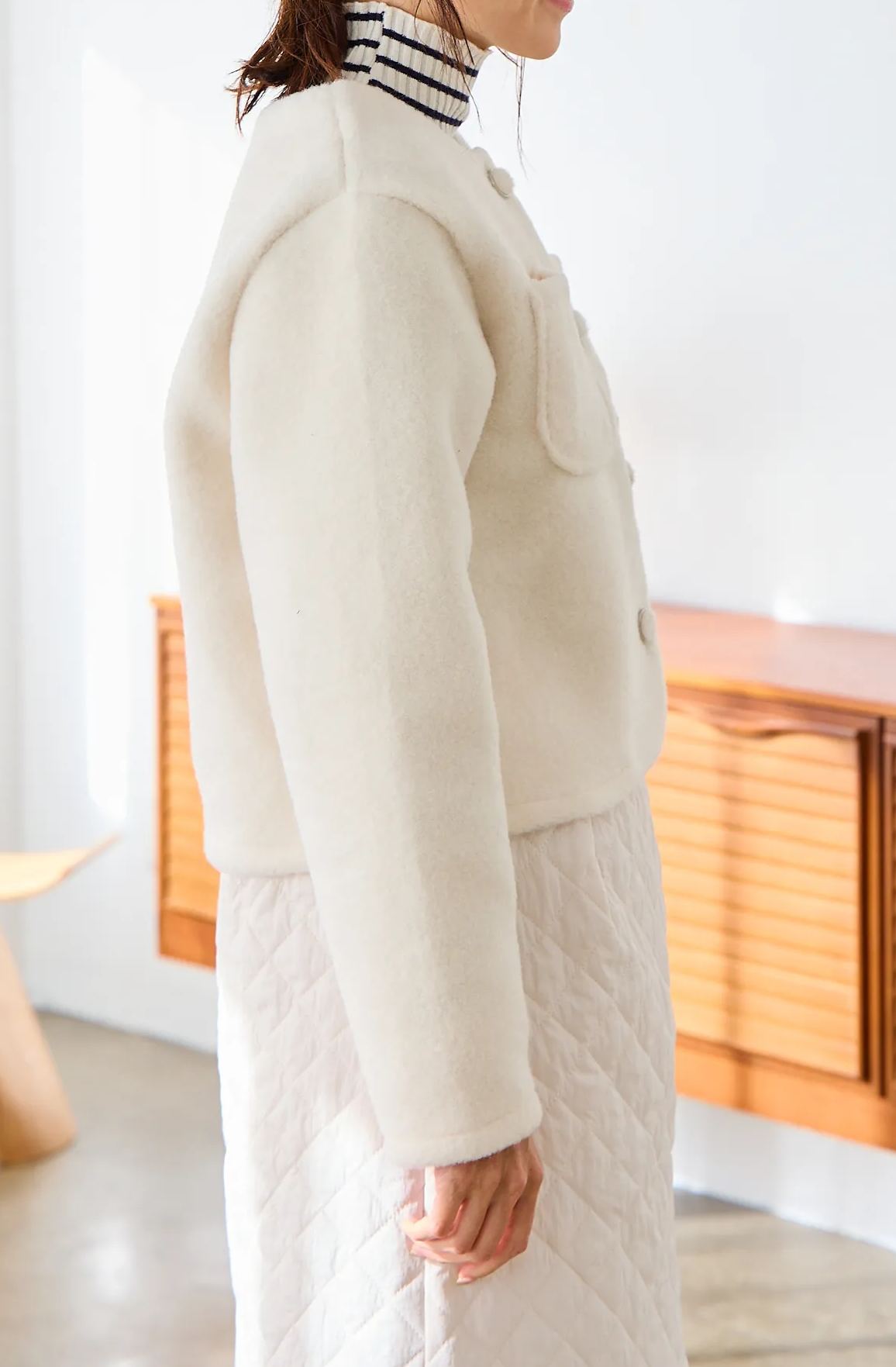 【ふわもこジャケットトップス(kk0001)】TH