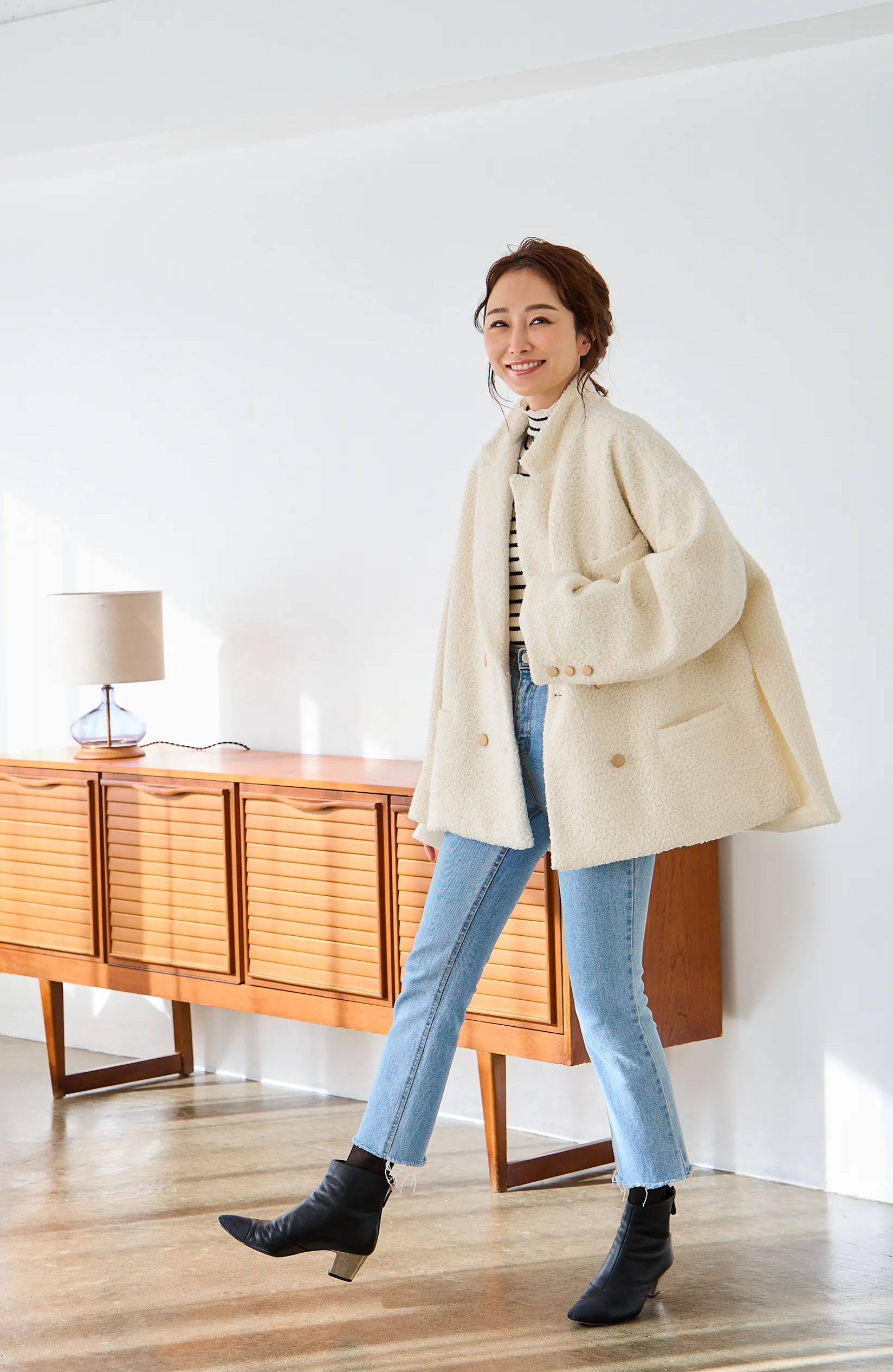 【ブークレー　オーバーサイズジャケットコート(kbm590)】メール便OK