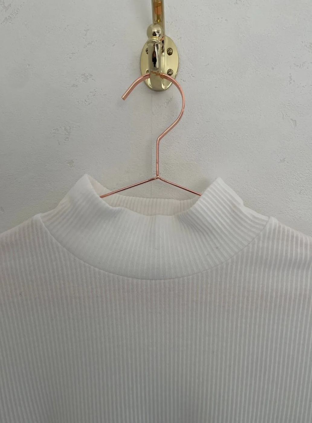 【バルーンスリーブ　リブ　クルーネック(kbm596)】メール便OK