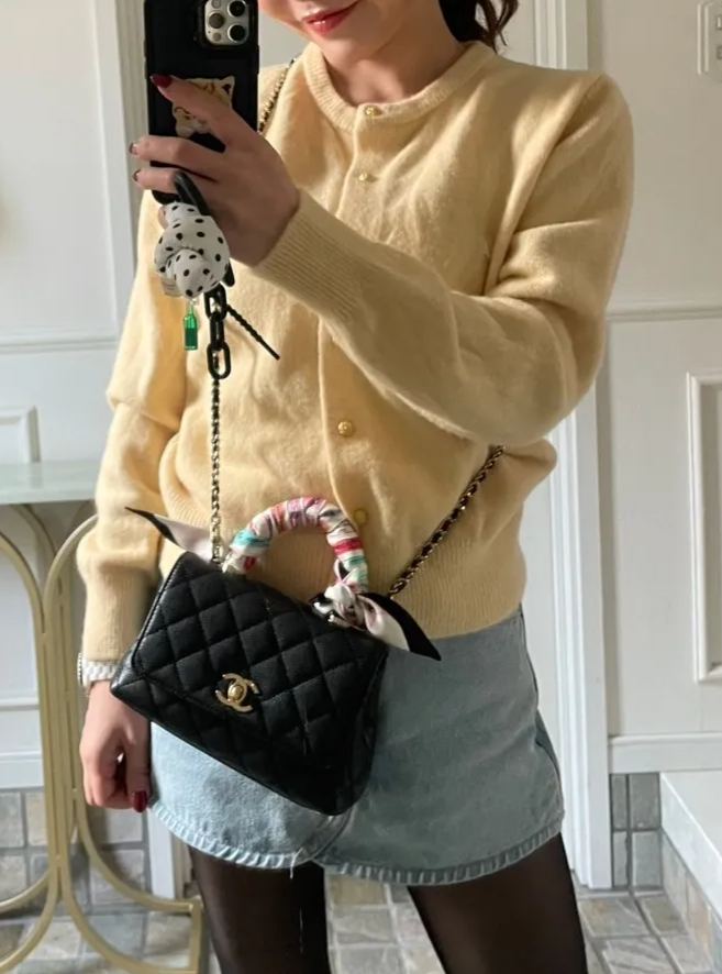 【カラーニットカーディガン(kk1001)】