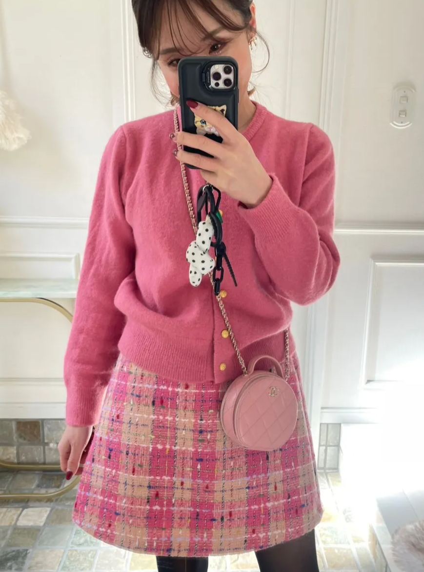 【カラーニットカーディガン(kk1001)】