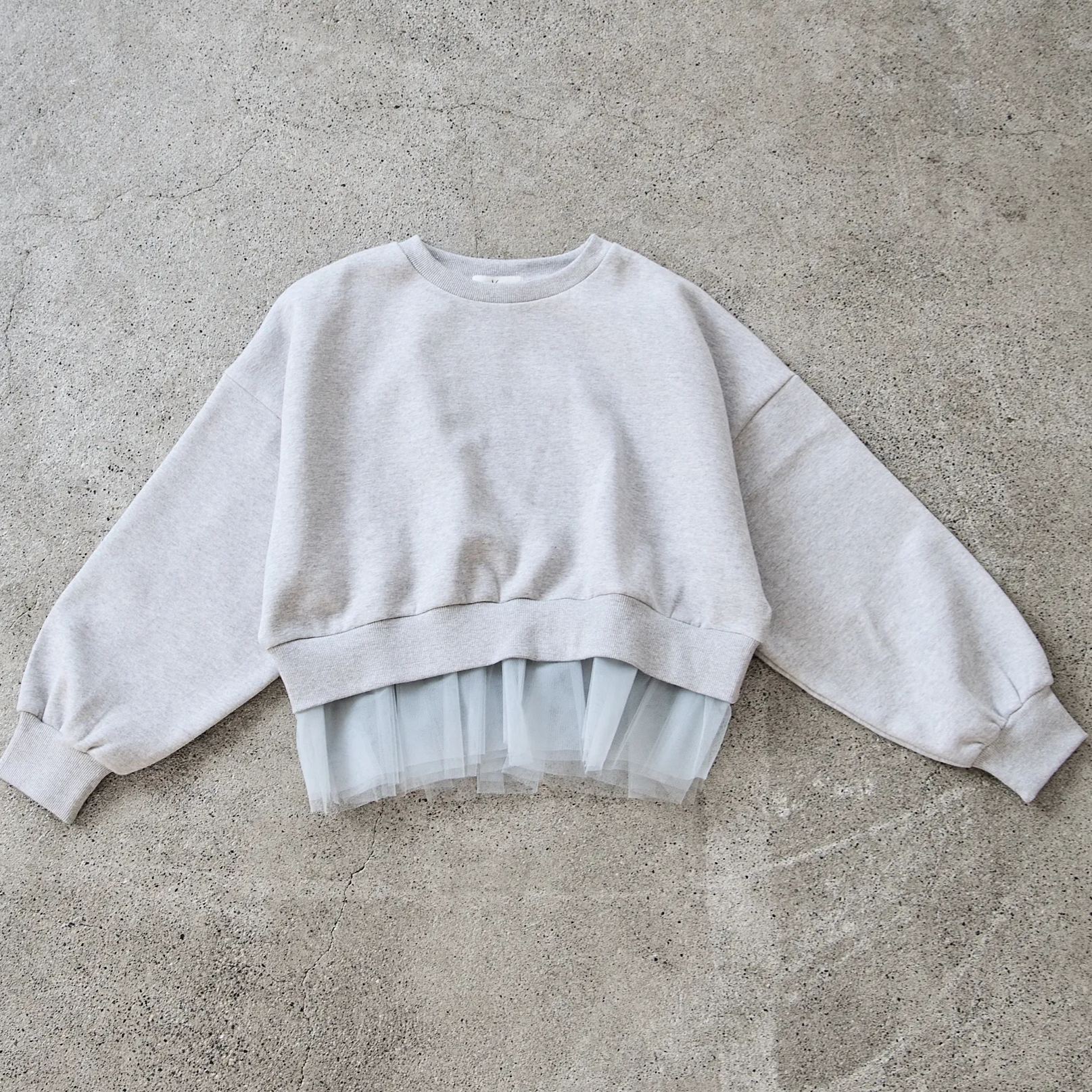 【saya×Myuコラボ】裾チュールドルマンスウェット(myu1207)