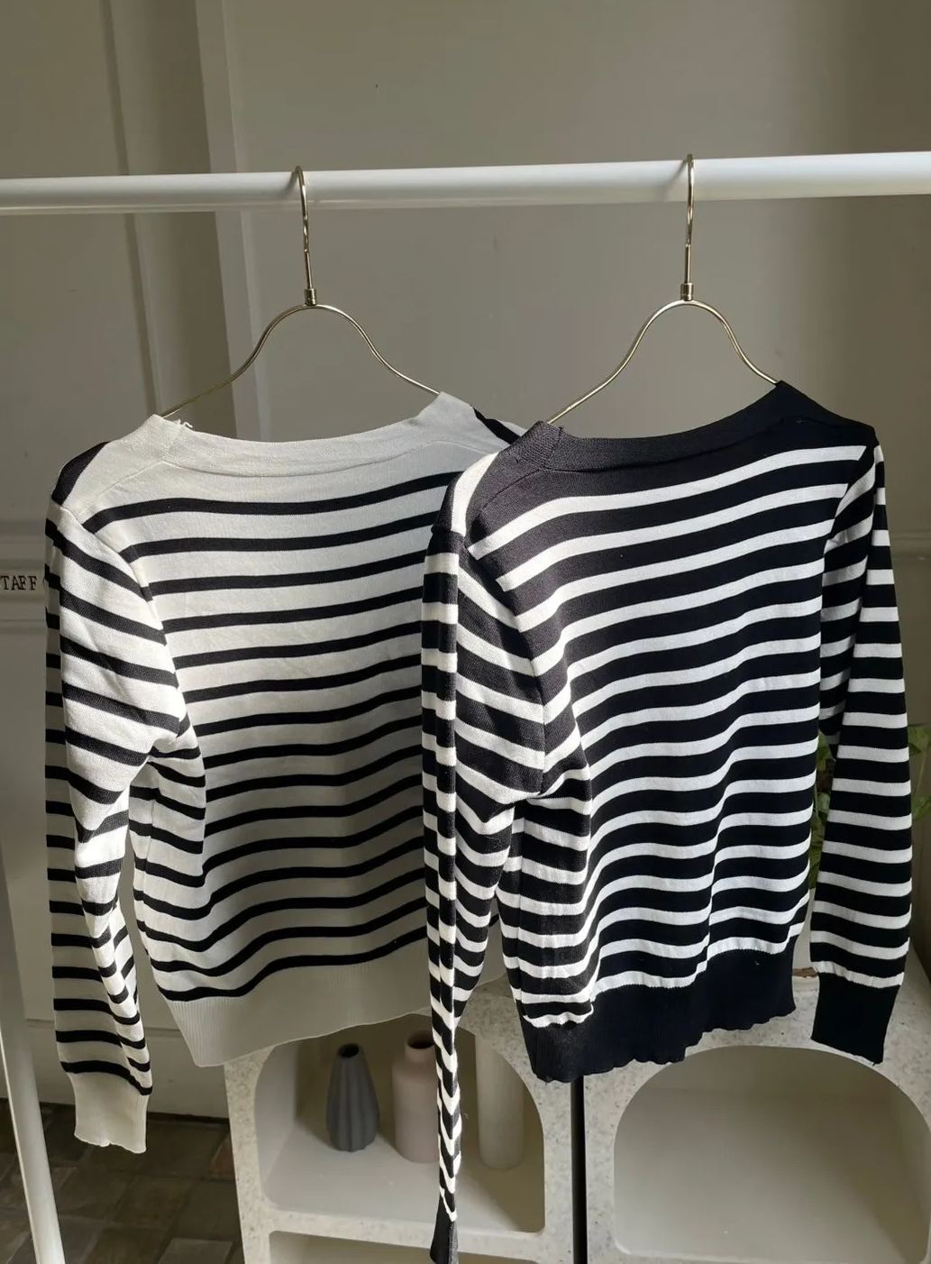 【ボーダーカーディガン(kk2502-1)】