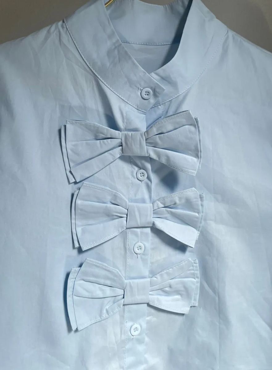 【3連リボンブラウス（8910）】