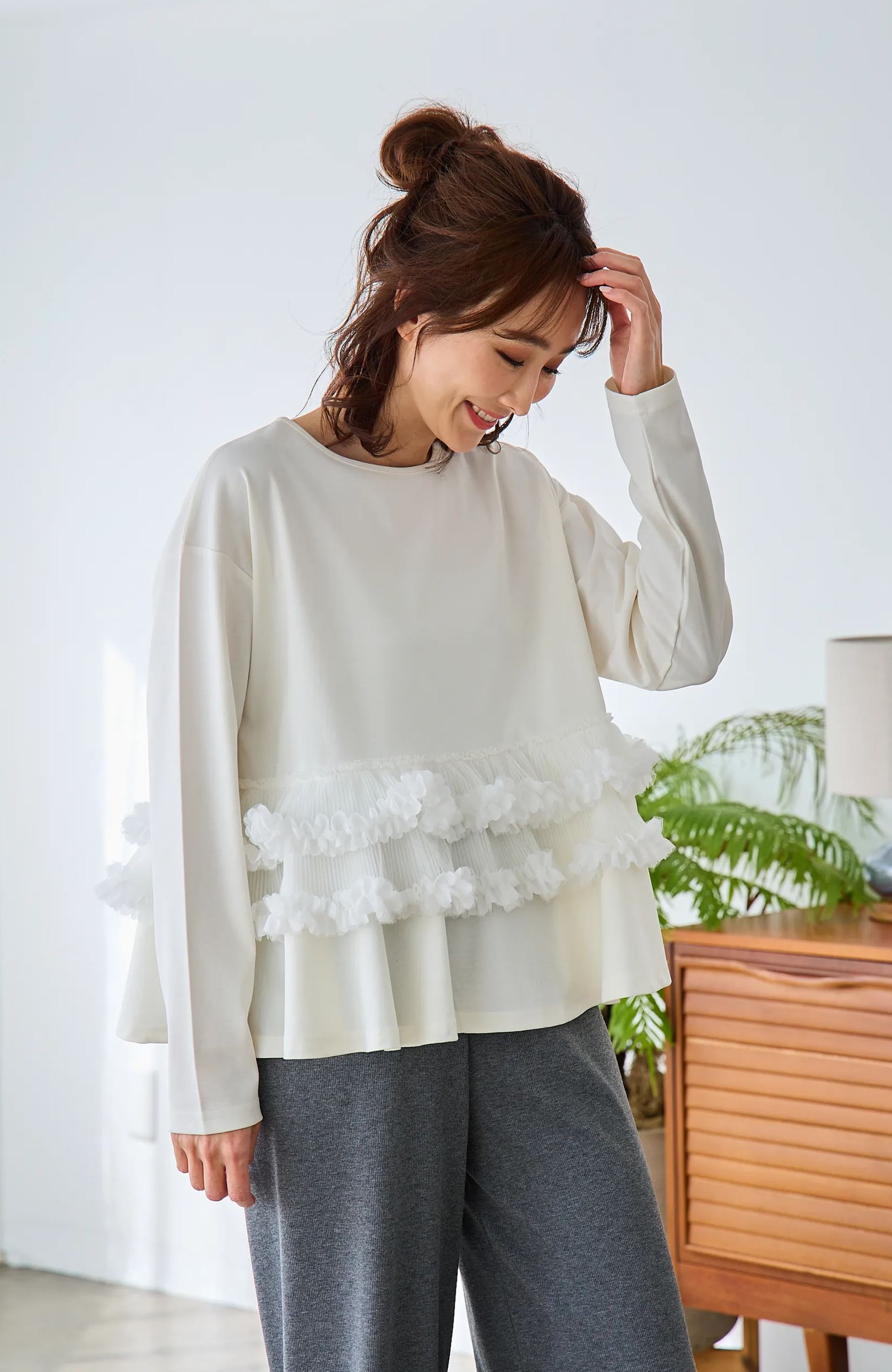 【フリルMIXぺプラムTOPS（myu2002）】