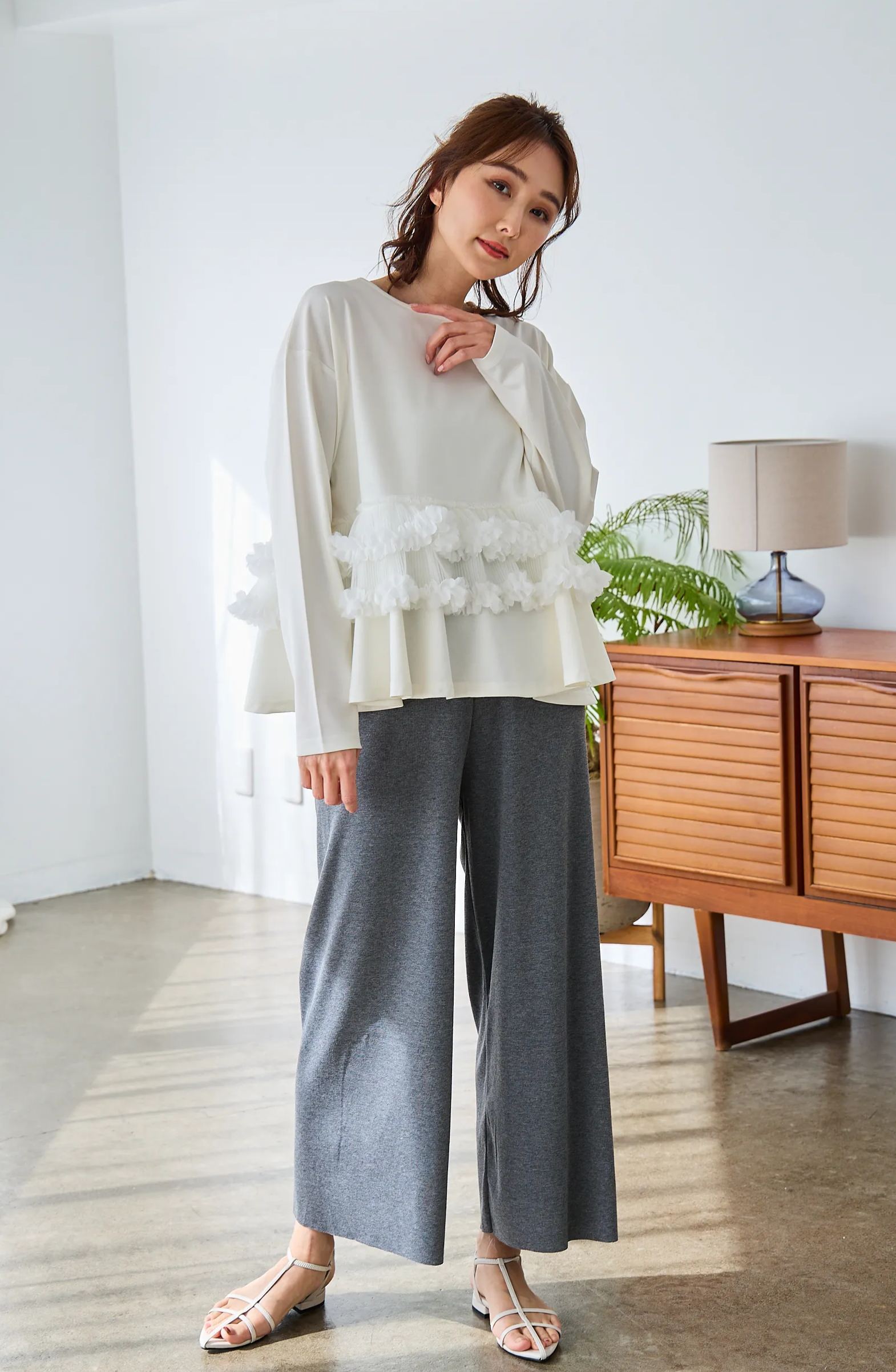 【フリルMIXぺプラムTOPS（myu2002）】