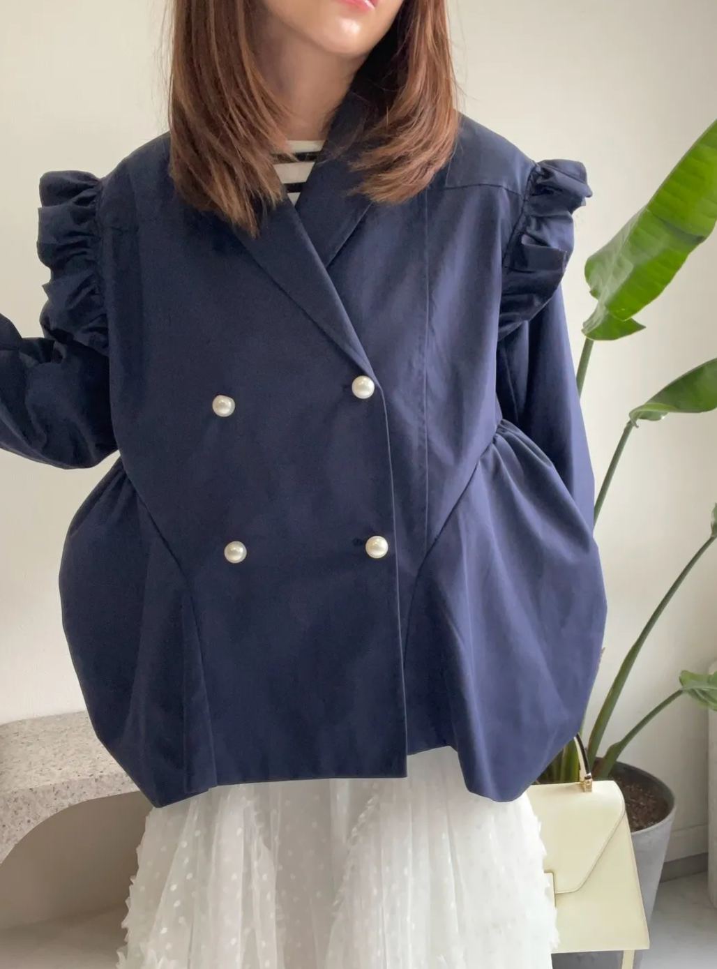 【パンプキン ミリタリートレンチコート(kbm608)】TH