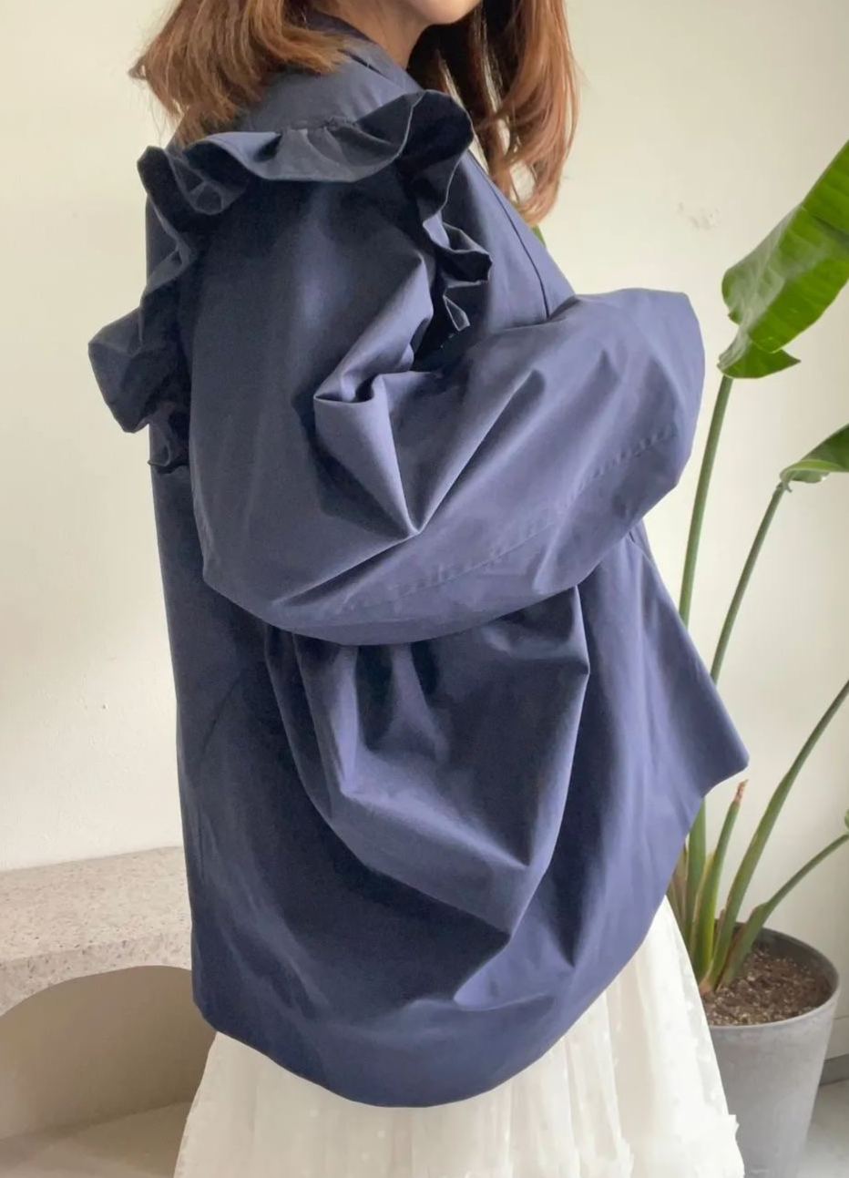 【パンプキン ミリタリートレンチコート(kbm608)】TH