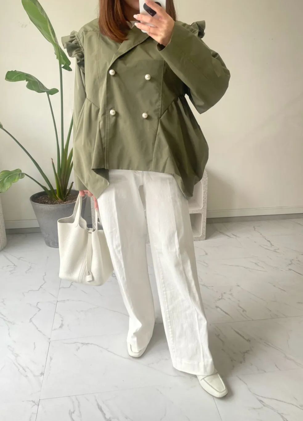 【パンプキン ミリタリートレンチコート(kbm608)】TH