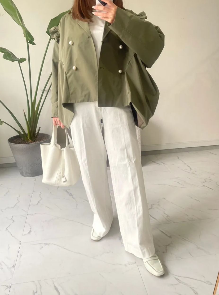 【パンプキン ミリタリートレンチコート(kbm608)】TH