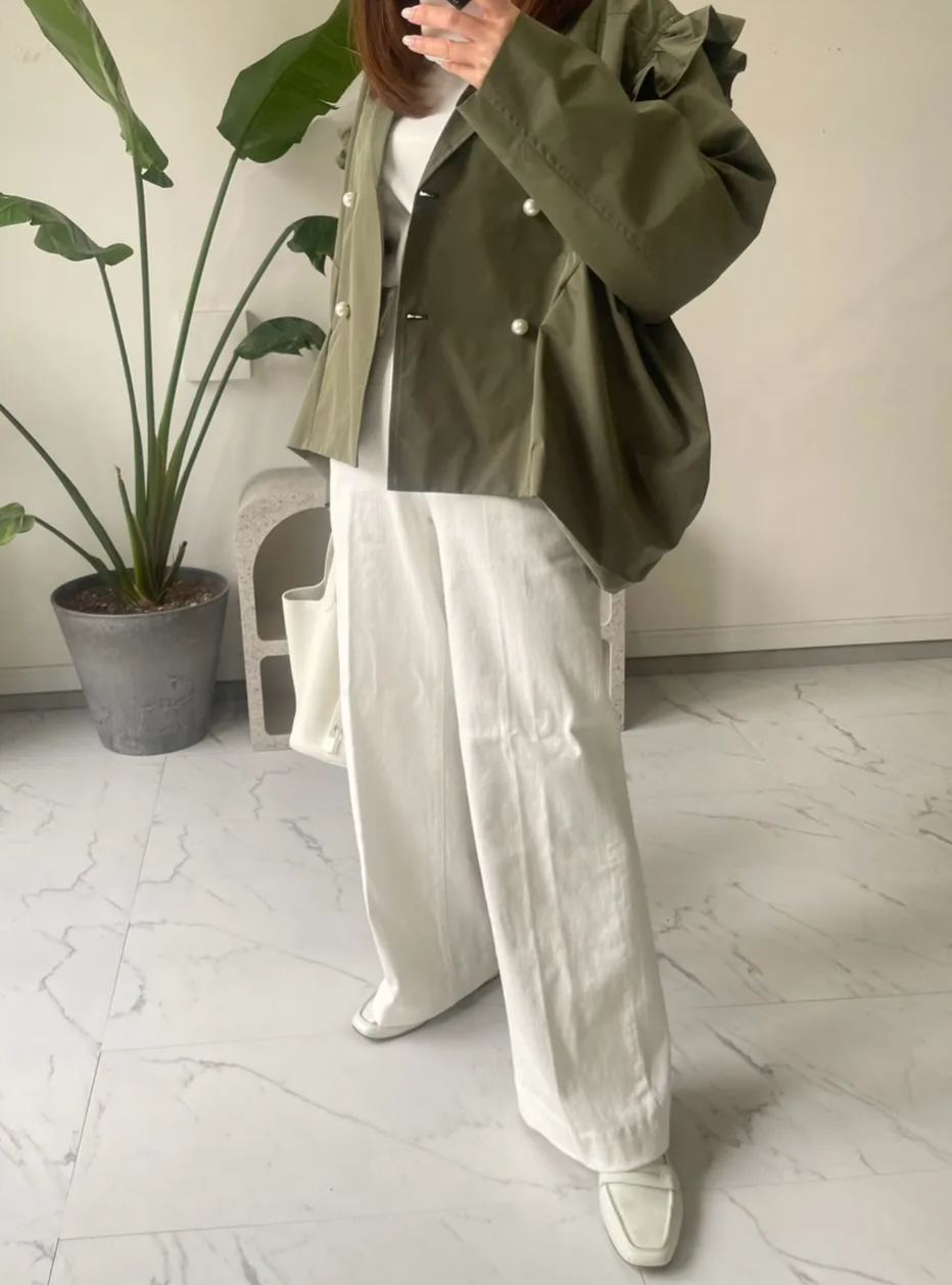 【パンプキン ミリタリートレンチコート(kbm608)】TH