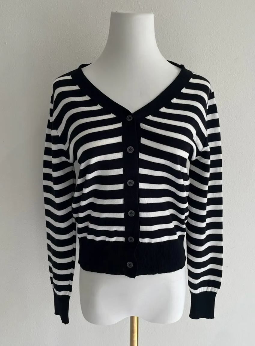 【ボーダーカーディガン(kk2502-1)】