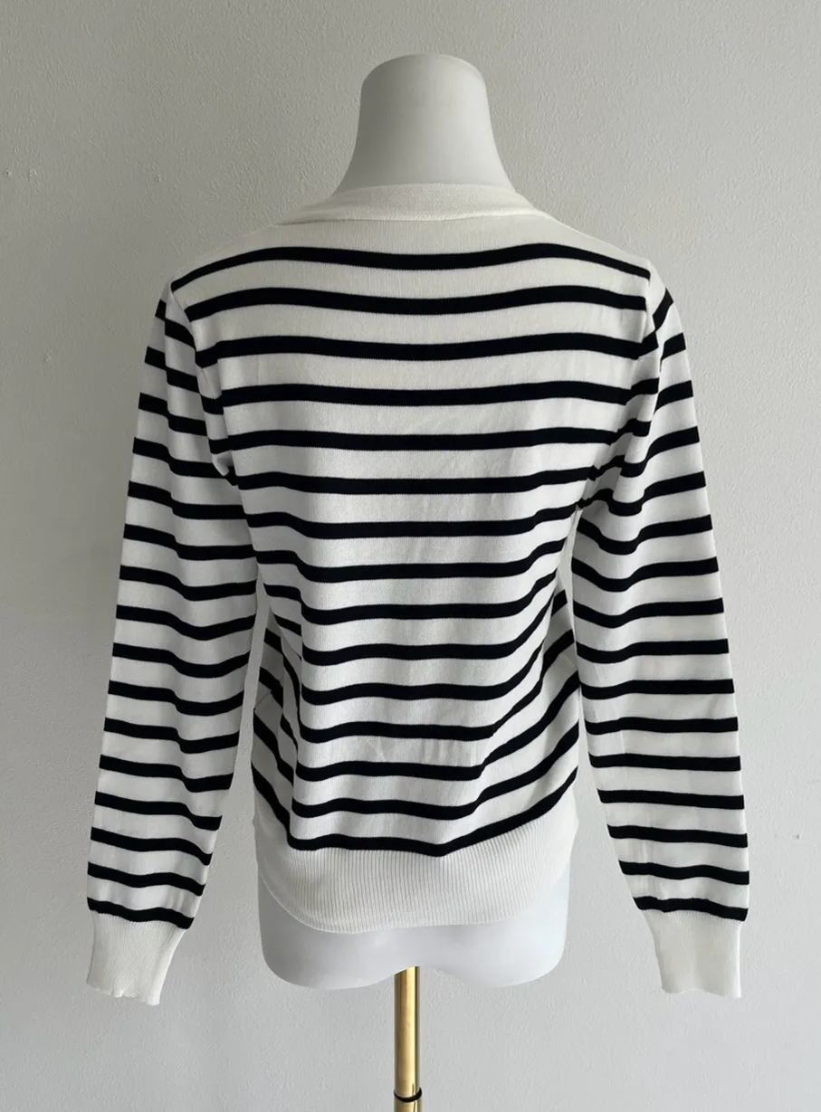 【ボーダーカーディガン(kk2502-1)】