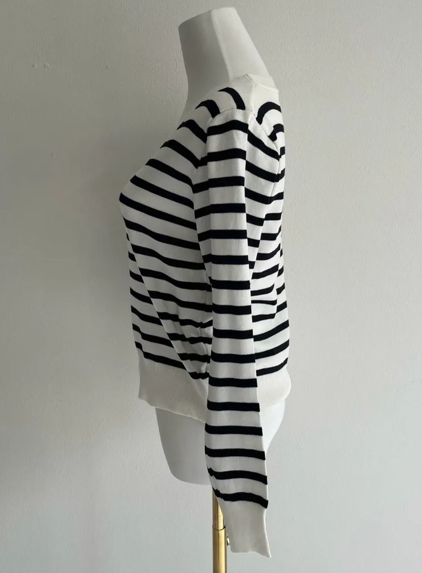 【ボーダーカーディガン(kk2502-1)】