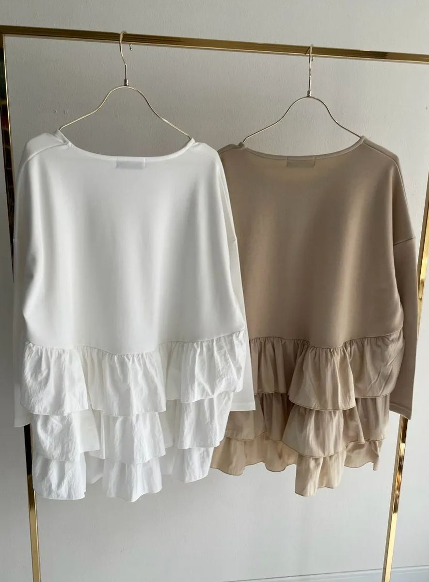 【バックフリルトップス（myu1227）】