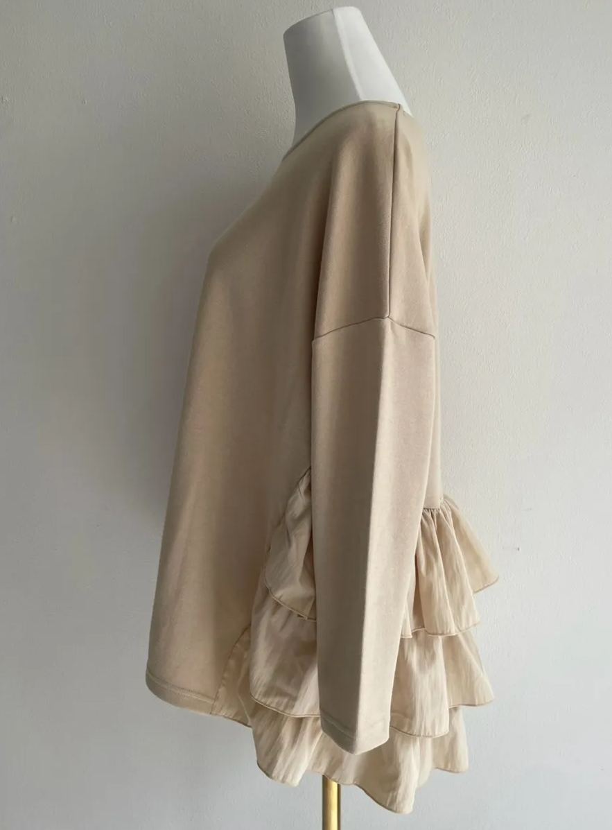 【バックフリルトップス（myu1227）】