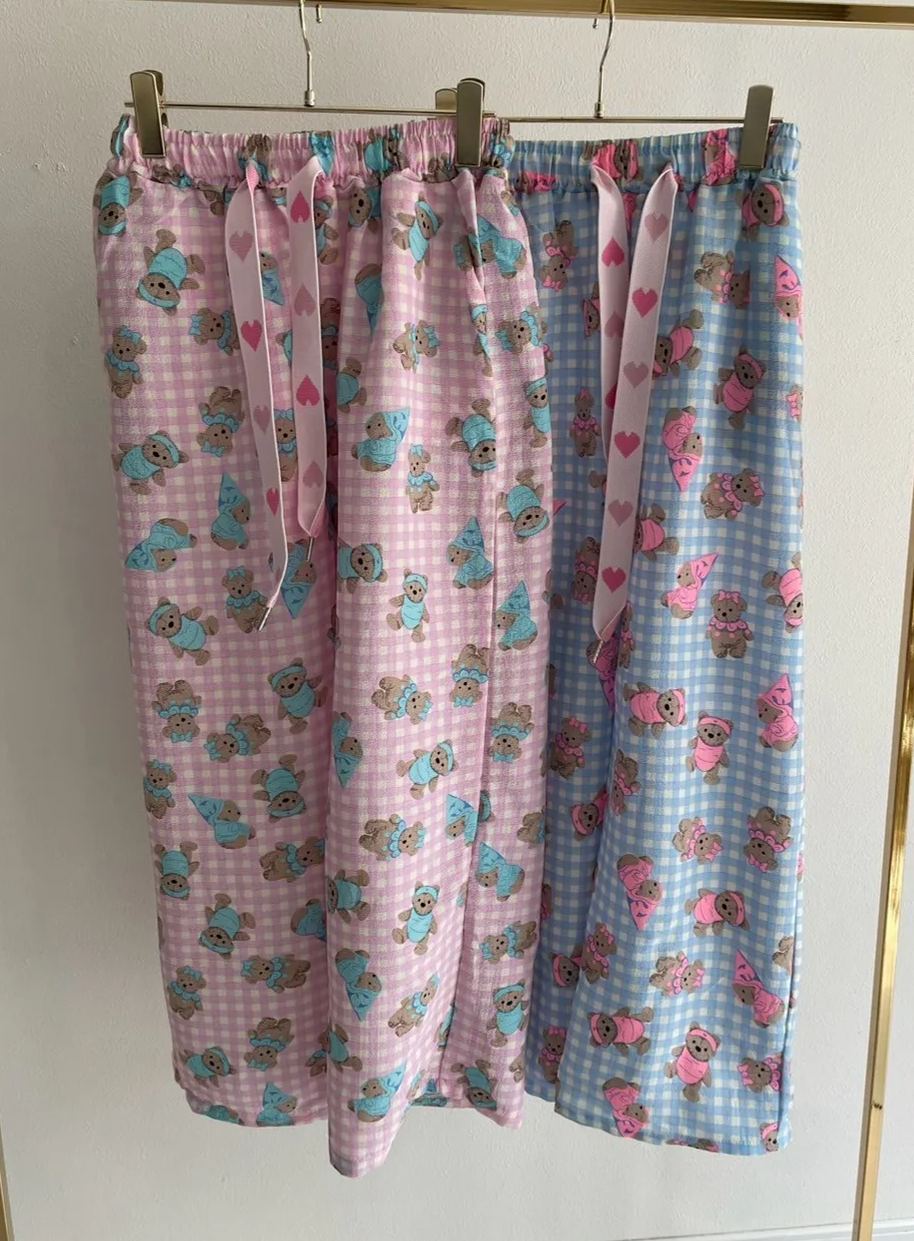 【クマさん柄ルームウェア（kk2503-a10）】