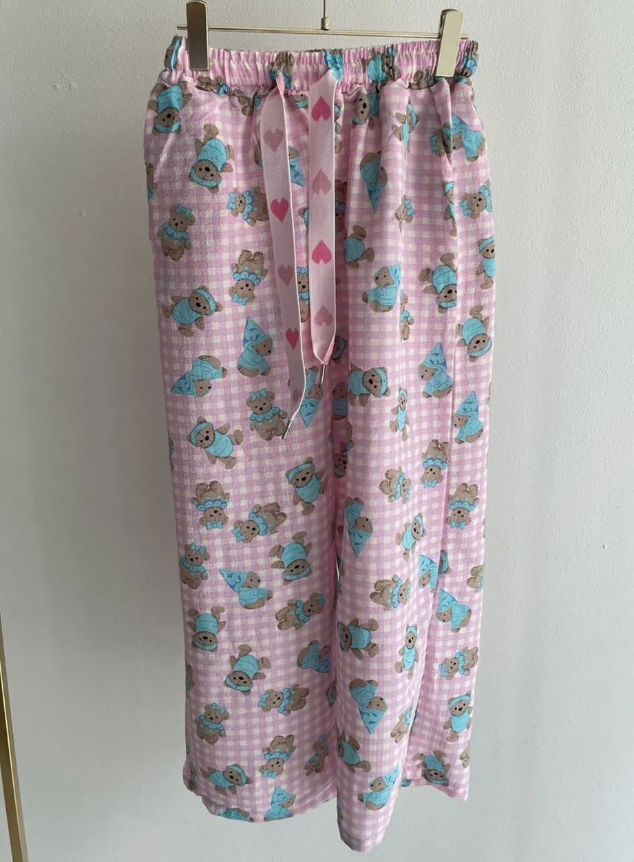 【クマさん柄ルームウェア（kk2503-a10）】