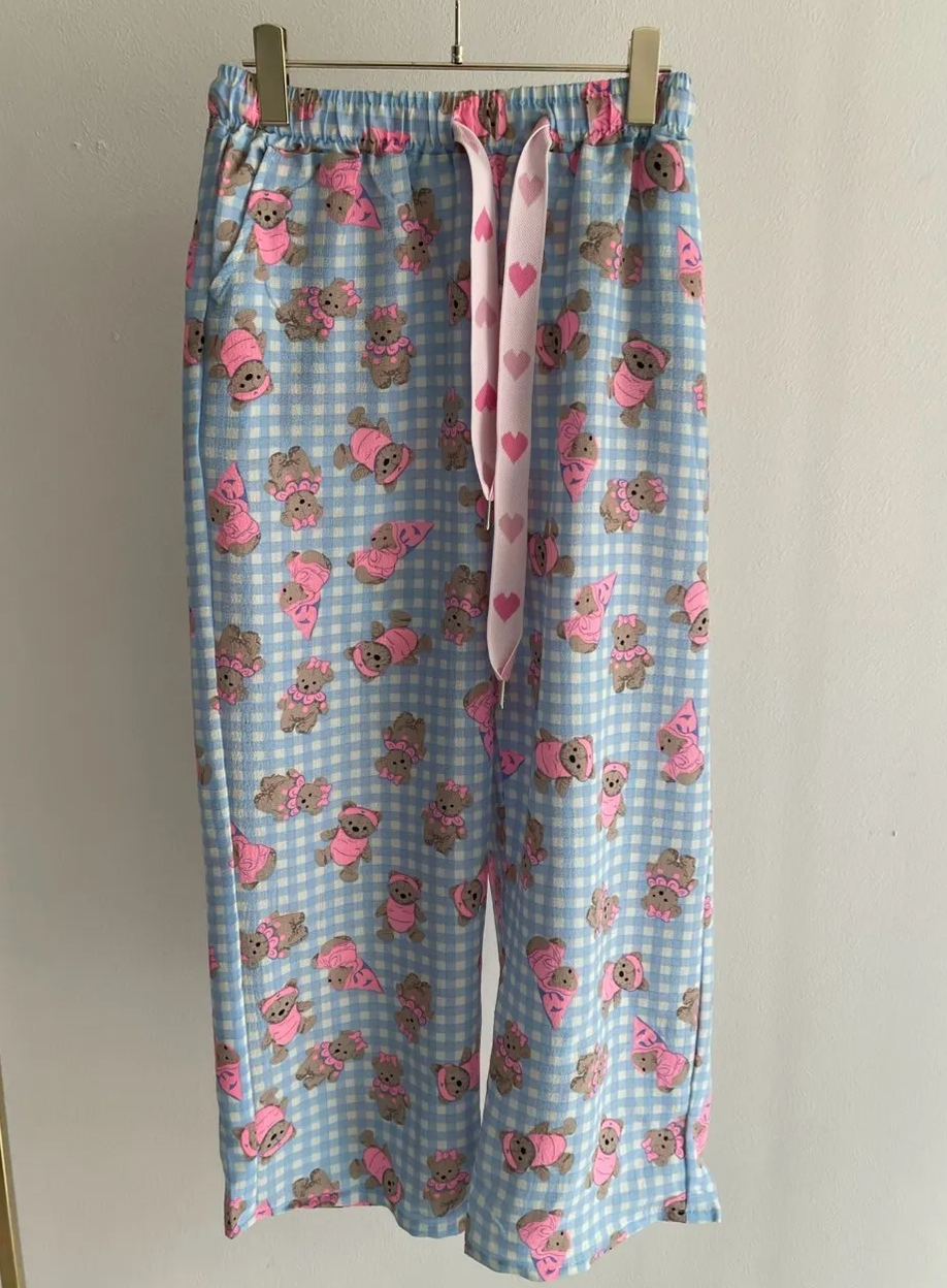 【クマさん柄ルームウェア（kk2503-a10）】