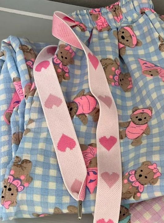 【クマさん柄ルームウェア（kk2503-a10）】